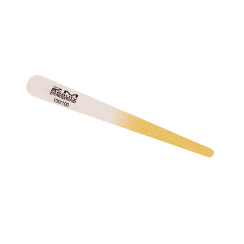 Feile - Tropfen Weiss-Gold