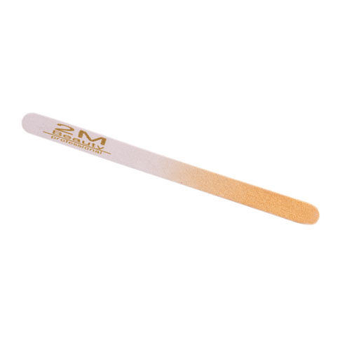 Holzfeile – Schmale weiss/gold