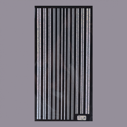 Nail Sticker TL8-silber