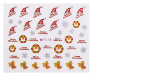 Nail Sticker E025