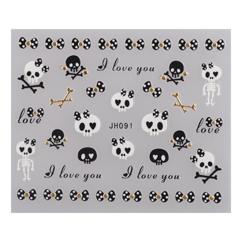Nail Sticker JH091 Gold