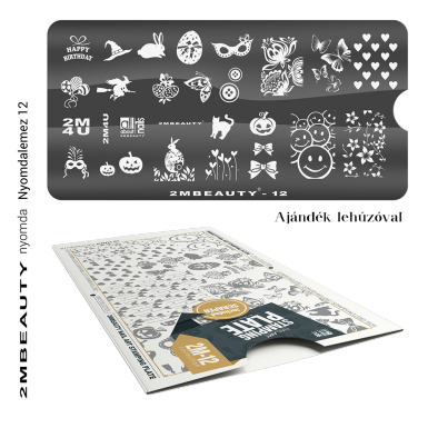 Stamping-Schablone 12