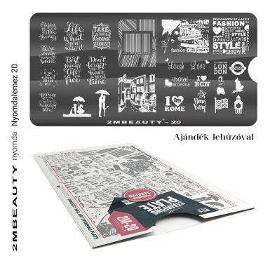 Stamping-Schablone 20