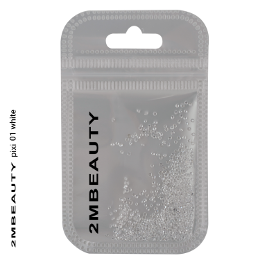 Pixie Nail Art Steine  01 - Weiss