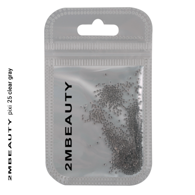 Pixie Nail Art Steine  25 Clear Grau