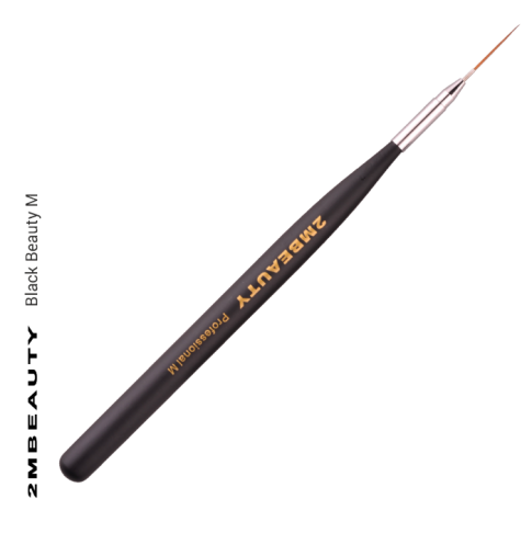 Black Beauty Nail Art Pinsel M