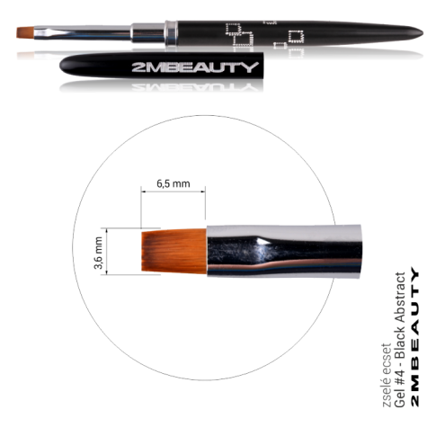 Black Abstract 2017 Professional Gel 4#