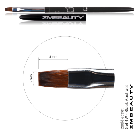 Black Abstract 2017 Flat  Gel 4#