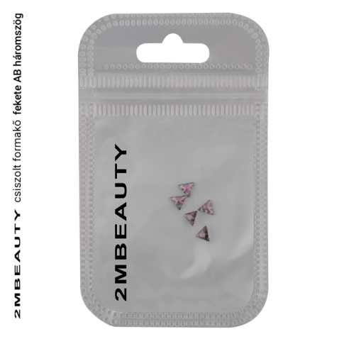 Rhinestone Strasssteine Black AB - Dreieck