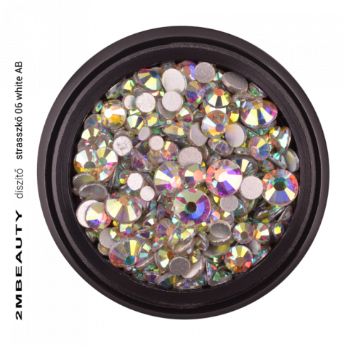 RHINESTONE STRASSSTEINE 06 White AB-400 St