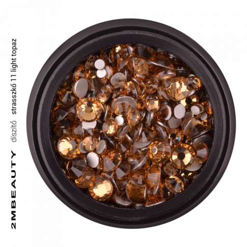 RHINESTONE STRASSSTEINE 11 Light Topaz-400 ST