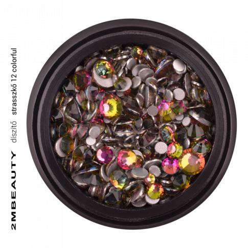 RHINESTONE STRASSSTEINE 12 Colorful-400 ST