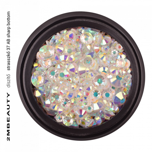 RHINESTONE STRASSSTEINE 37 AB Sharp Bottom -400 St