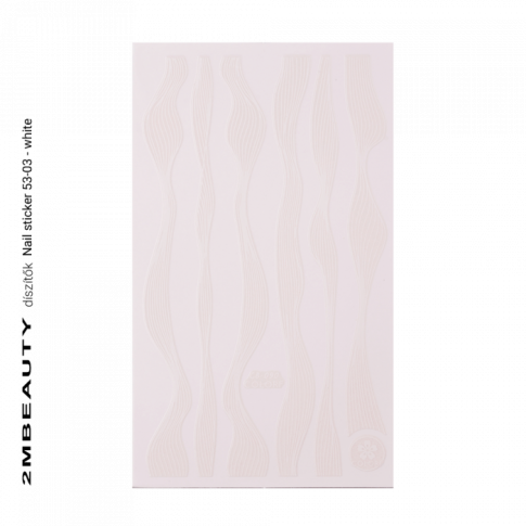 Nail Sticker -53-03 White