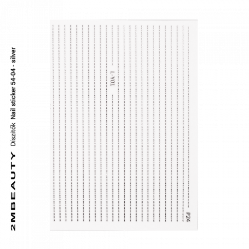 Nail Sticker -54-04 Silver