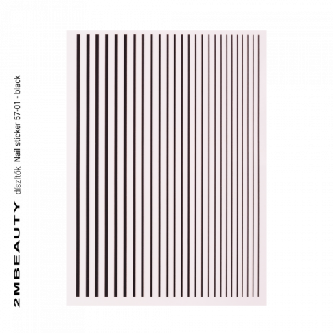 Nail Sticker -57-01 Black