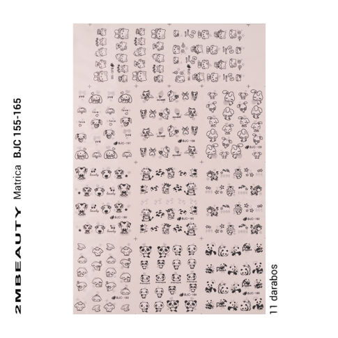 Nail Sticker - BJC 155-165