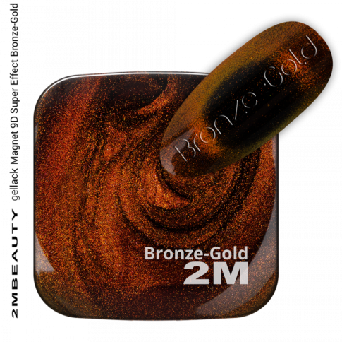 GEL LACK MAGNET 9D SUPER EFFECT BRONZE-GOLD