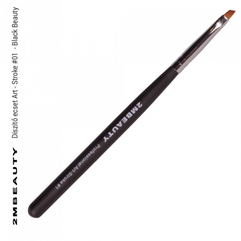 Black Beauty Nail Art Pinsel - Stroke #1
