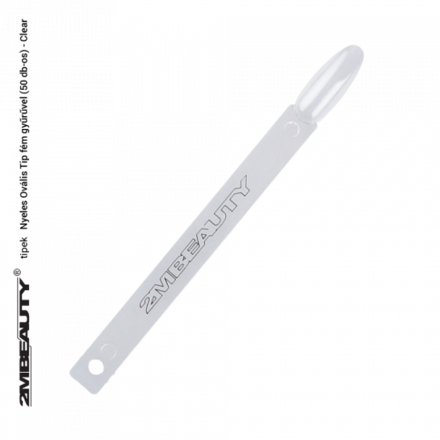 Tipfächer-Oval Clear 2M Beauty