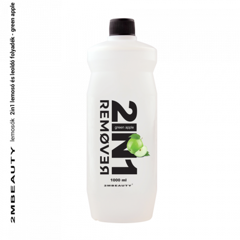 2 in 1 Nail Polish Remover Green Apple