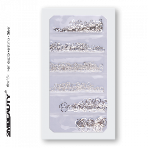 NailDekor -Metall Rahmen Mix- Silver 