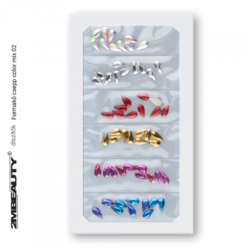 NailDekor - StrassStein/Tropfen Color Mix 2.