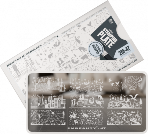 Stamping Schablone 47