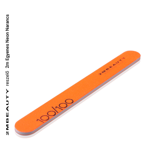 Feile - Gerade Neon Orange (100/100)
