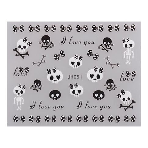 Nail Sticker JH091 Silber