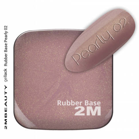 Gel Lack - Rubber Base Pearly 02